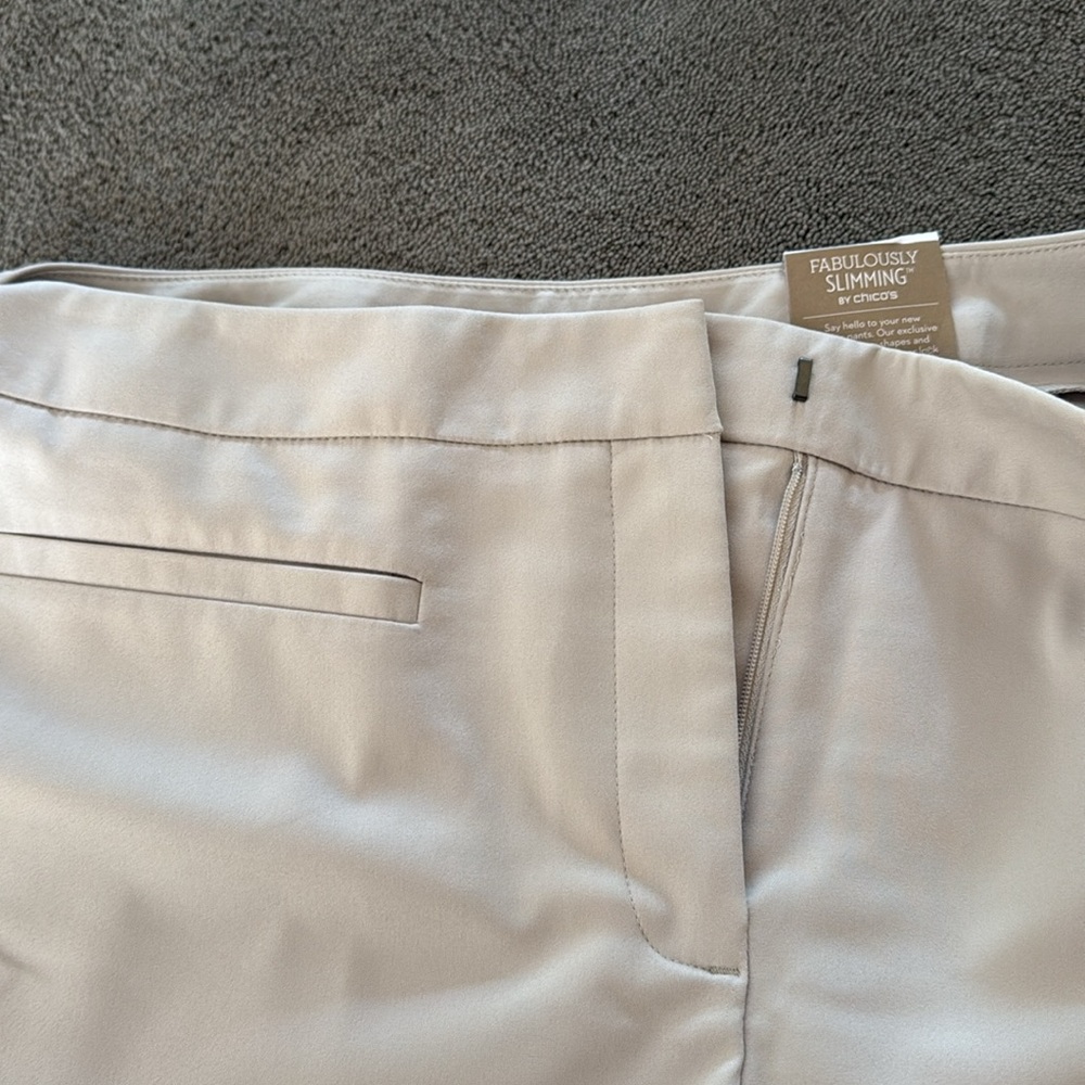 Chicos Slimming Tan Trousers - Picture 4 of 4